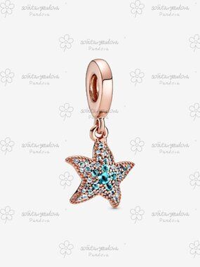 Pandora Sparkling Starfish Dangle Charm